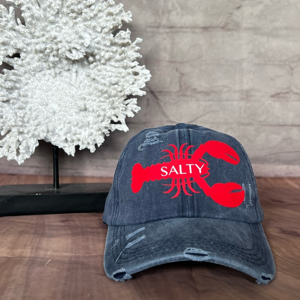 NWOT-WOMEN'S PONYTAIL DISTRESSED VINTAGE "DAD" HAT/Adjustable Baseball hat